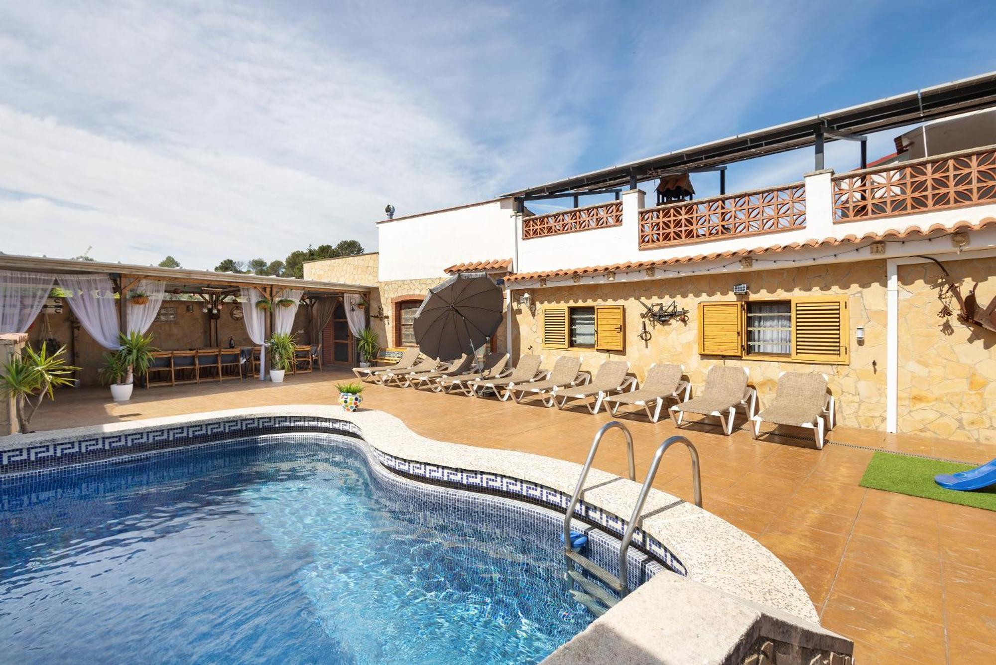 Villa Cal Ramon Con Piscina Rubí Esterno foto