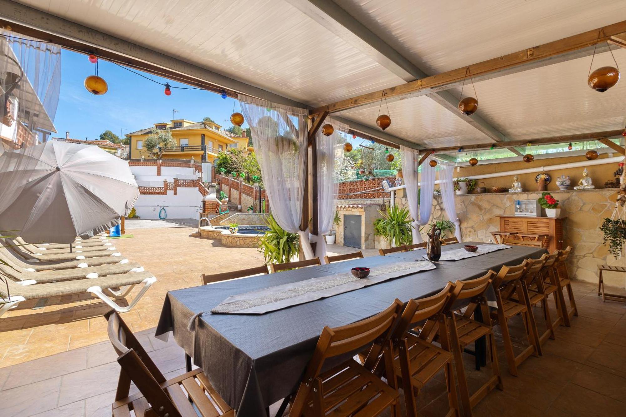 Villa Cal Ramon Con Piscina Rubí Esterno foto