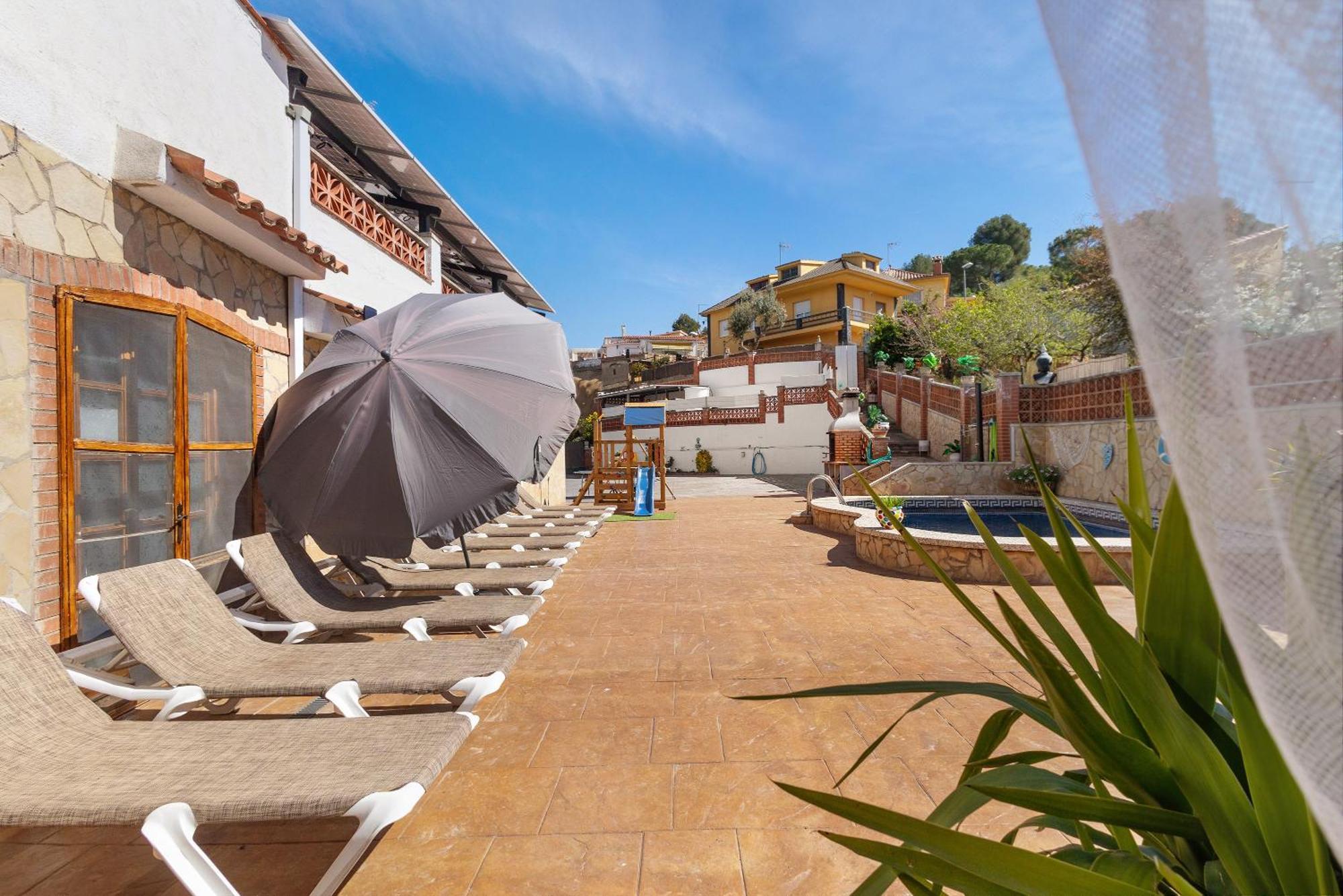 Villa Cal Ramon Con Piscina Rubí Esterno foto
